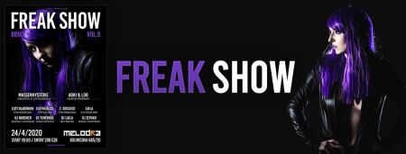 Páté pokračování taneční fetish akce Freak Show