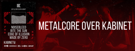 Metalcore nářez v Kabinetu Múz, aneb Noisebleed, Bite the Sun, Edge of Illusion a Made By Zero