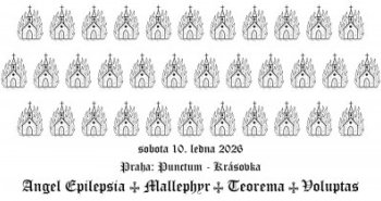 Náhledový obrázek události Angel Epilepsia + Mallephyr + Teorema + Voluptas
