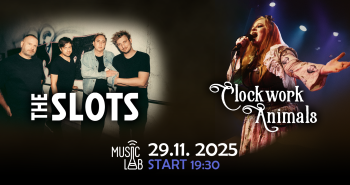 Náhledový obrázek události Clockwork Animals + The Slots v MusicLabu
