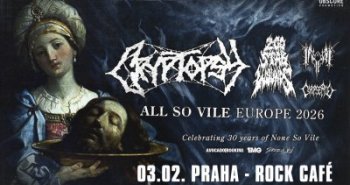 Náhledový obrázek události CRYPTOPSY, 200 STAB WOUNDS, INFERI, CORPSE PILE