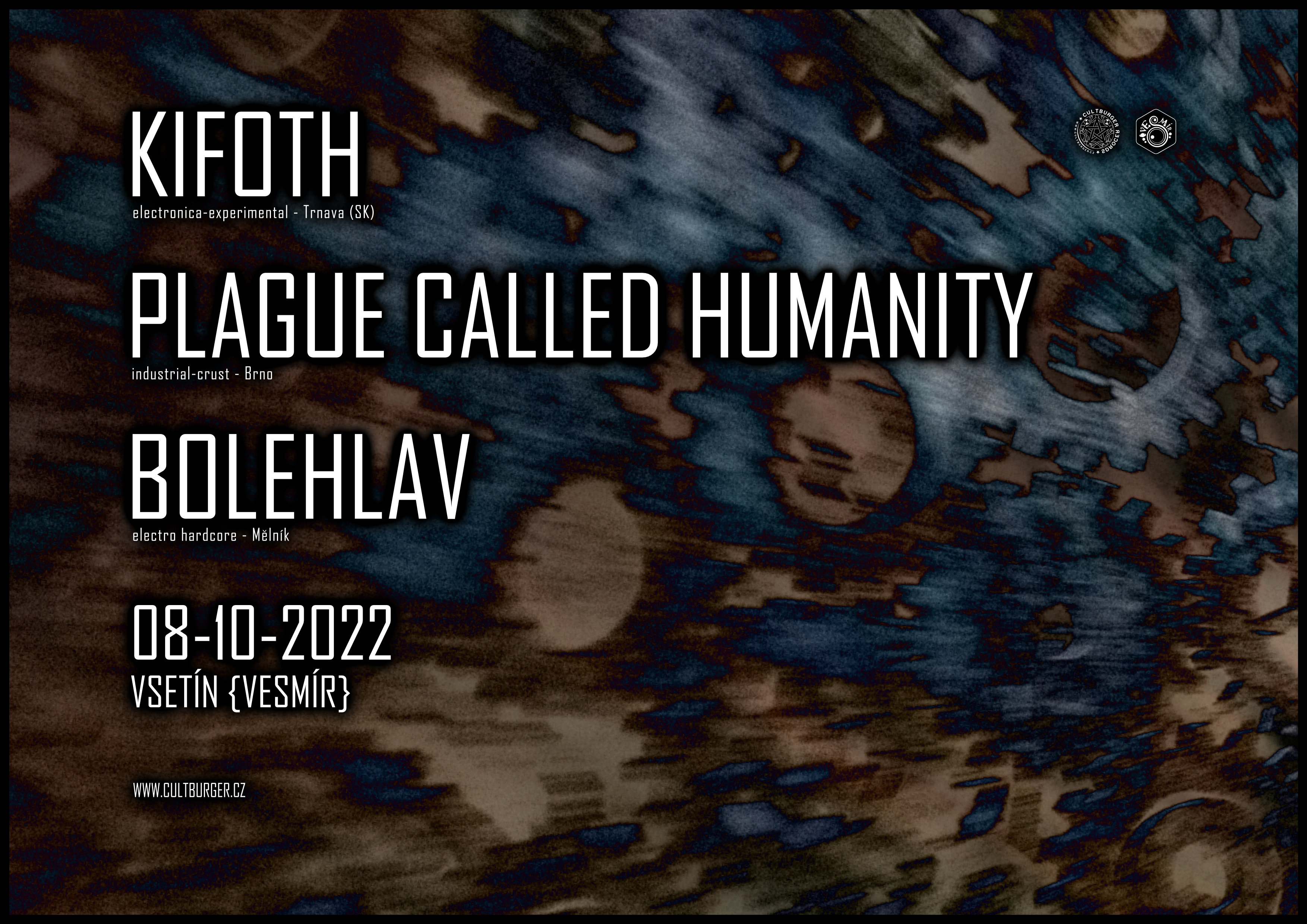 Obrázek události Kifoth (SK), Plague Called Humanity (CZ), Bolehlav (CZ)
