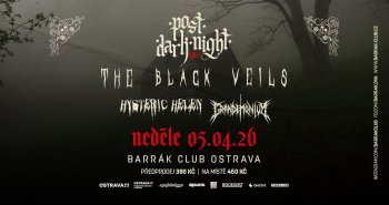 Náhledový obrázek události Post Dark Night: The Black Black (IT), Hysteric Helen + Grandemonium