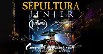 Náhledový obrázek události SEPULTURA, Jinjer, Obituary, Jesus Piece - European Farewell Tour 2024