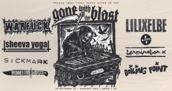 Náhledový obrázek události SHEEVA YOGA + SICKMARK (DE) + WARFUCK (FR) + BOILING POINT (SVK) +…