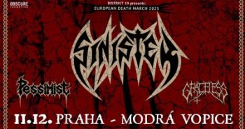 Náhledový obrázek události SINISTER, PESSIMIST, GRACELESS - Praha