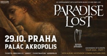 Náhledový obrázek události Paradise Lost, Messa, Lacrimas Profundere